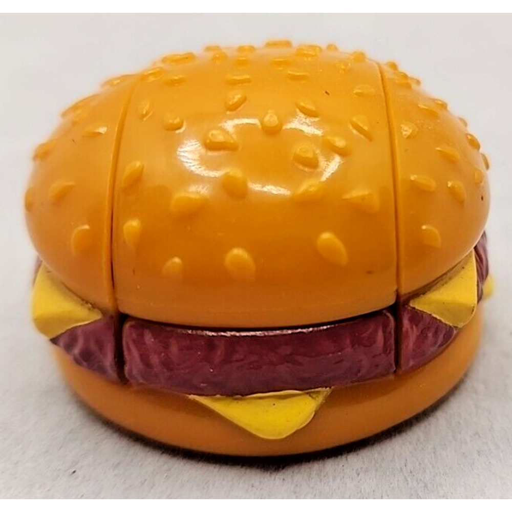 Vtg 1987 McDonalds Transformers Quarter Pounder Changeables Happy Meal Toy U193